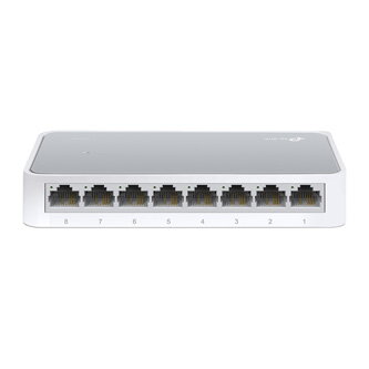 TP-LINK stolní switch TL-SF1008D 100Mbps, auto MDI/MDIX