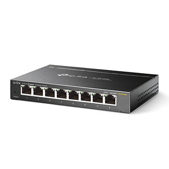 TP-LINK stolní switch TL-SG108S 1000Mbps, auto MDI/MDIX
