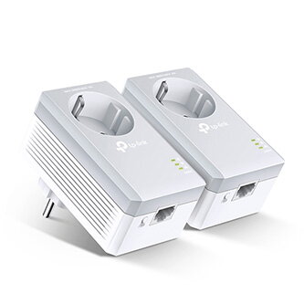 TP-LINK powerline (LAN přes 230V) TL-PA4010PKIT 600Mbps, elekrické zásuvky, až 300m, AES šifrování