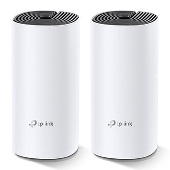 TP-LINK Wifi Mesh kit Deco M4(2-pack) 2.4GHz a 5GHz, přístupový bod, IPv6, 1200Mbps, integrovaná anténa, 802.11ac, 2Pack,síť pro h