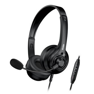Genius HS-235U sluchátka s mikrofonem, drátová, černá