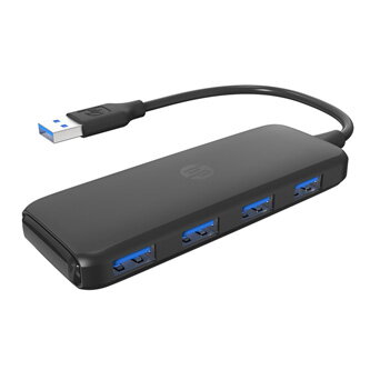 USB (3.0) hub 4-port, DHC-CT110, černý, Hewlett-Packard