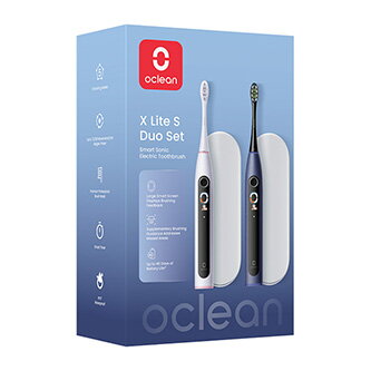 Oclean sonický set kartáčků X Lite Set DUO, tmavě modrý+šedý