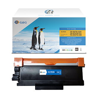 G&G kompatibilní toner s TN2220, TN2010, black, 2600str., NT-PB450(TN2220/TN2010), pro Brother HL-2240D, 2250DN, N