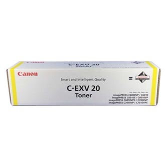 Canon originální toner CEXV20, yellow, 35000str., 0439B002, Canon iP-C7000VP