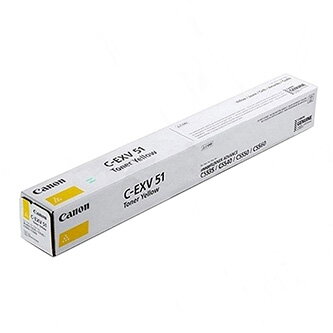 Canon originální toner CEXV51, yellow, 60000str., 0484C002, Canon iR ADV C5535, C5540, C5550, C5560