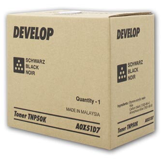 Develop originální toner A0X51D7, black, 5000str., TNP-50K, Develop Ineo +3100P