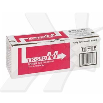 Kyocera originální toner TK580M, magenta, 2800str., 1T02KTBNL0, Kyocera FS- C5150DN, O