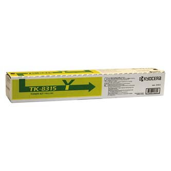 Kyocera originální toner TK8315Y, yellow, 6000str., 1T02MVANL0, Kyocera TASKalfa 2550CI