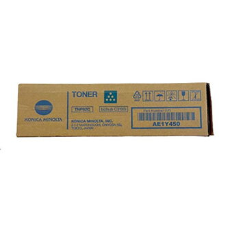 Konica Minolta originální toner AE1Y450, TNP-92C, cyan, 4000str.
