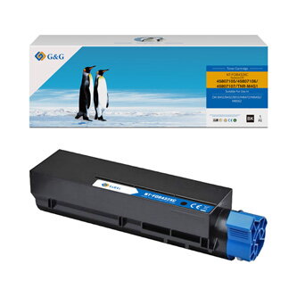 G&G kompatibilní toner s 45807106, black, 7000str., NT-FOB432XC, pro OKI B412, B432, B512, MB472, 492, 562, N