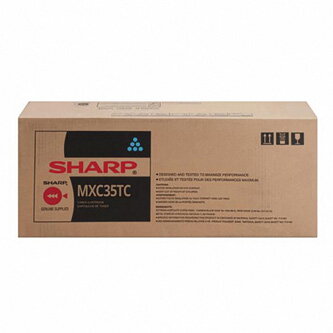 Sharp originální toner MX-C35TC, cyan, 6000str., Sharp MX-C357F, MX-C407P, O