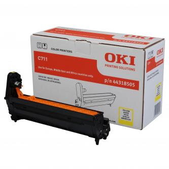 OKI originální válec 44318505, yellow, 20000str., OKI C711