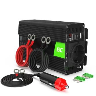 Green Cell ® měnič napětí 12V na 230V, 500W/1000W